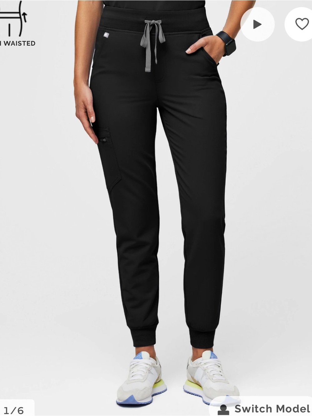 Figs High Waisted Zamora Jogger Scrub Pants™ // Size XS Regular